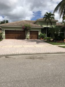 Driveway after pressure cleaning services in Pompano Beach